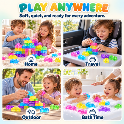 Sensory Soft Building Blocks Squeeze Toys